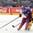 MINSK, BELARUS - MAY 25: Czech Republic's Jaromir Jagr #68 keeps the puck away from Sweden's Oscar Moller #45 during bronze medal round action at the 2014 IIHF Ice Hockey World Championship. (Photo by Richard Wolowicz/HHOF-IIHF Images)